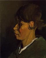 Gogh, Vincent van - Head of a Peasant Woman, Left Profile
